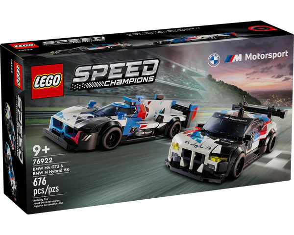 LEGO® 76922 Speed Champions BMW M4 GT3 & BMW M Hybrid V8 Race Cars (Ship from 1st of March 2024)