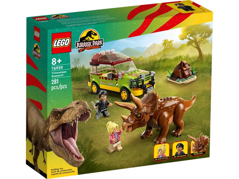 Lego jurassic hot sale world triceratops recovery