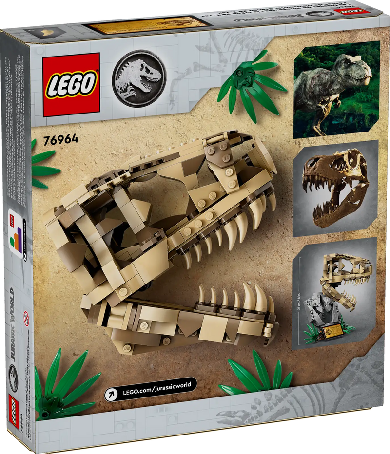 LEGO 76964 Jurassic World Dinosaur Fossils: T. rex Skull