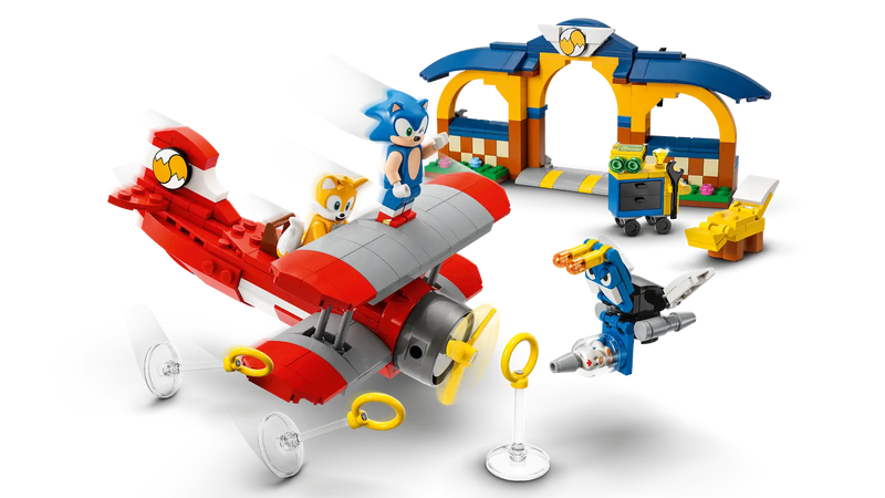 LEGO® 76991 Tails' Workshop and Tornado Plane