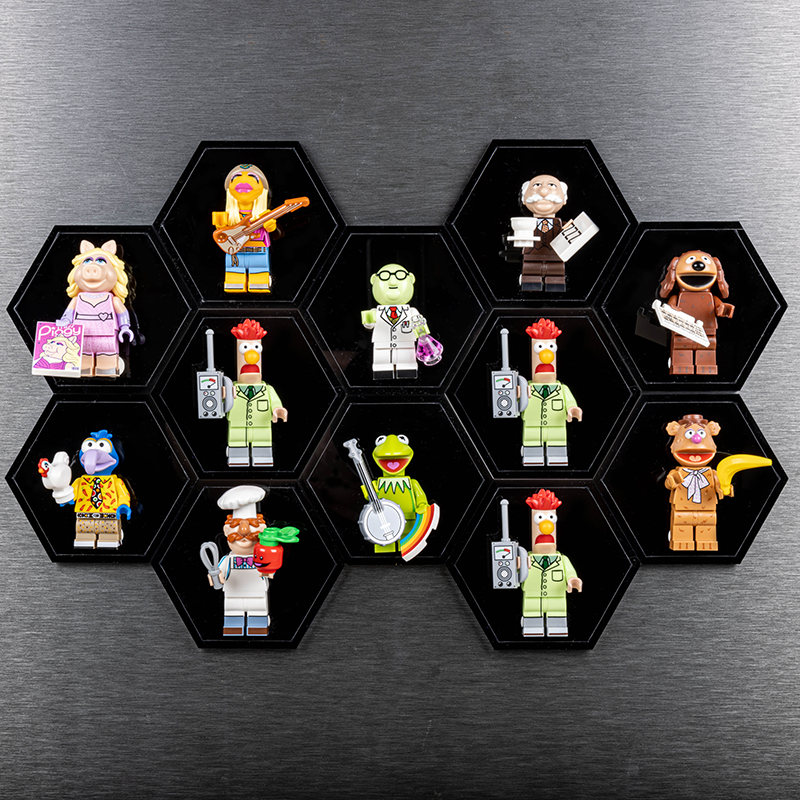 Fridge Magnets Display For LEGO Minifigures (Lego Set Not Included)