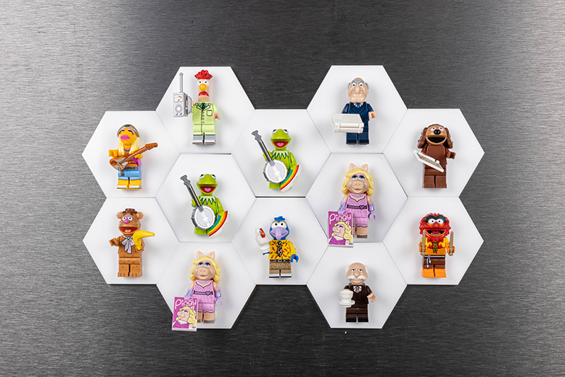 Fridge Magnets Display For LEGO Minifigures (Lego Set Not Included)