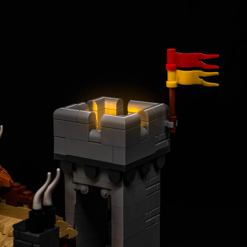 Light My Bricks LEGO Medieval Town Square