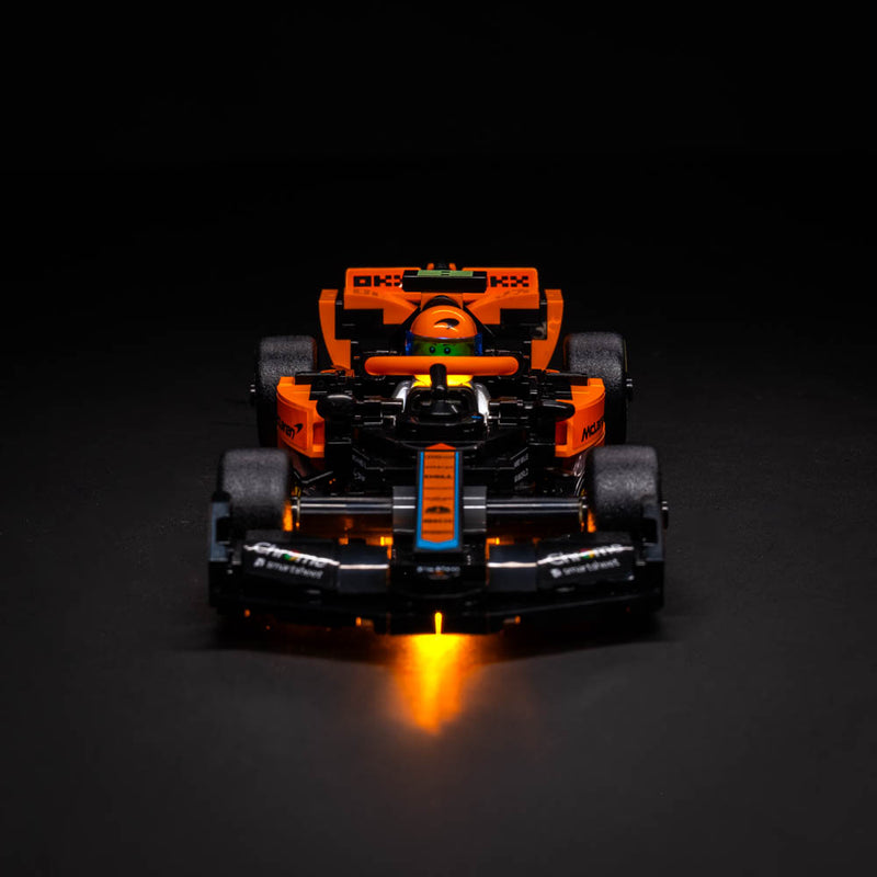 Light My Bricks LEGO Speed Champions 2023 Mclaren F1 Race Car