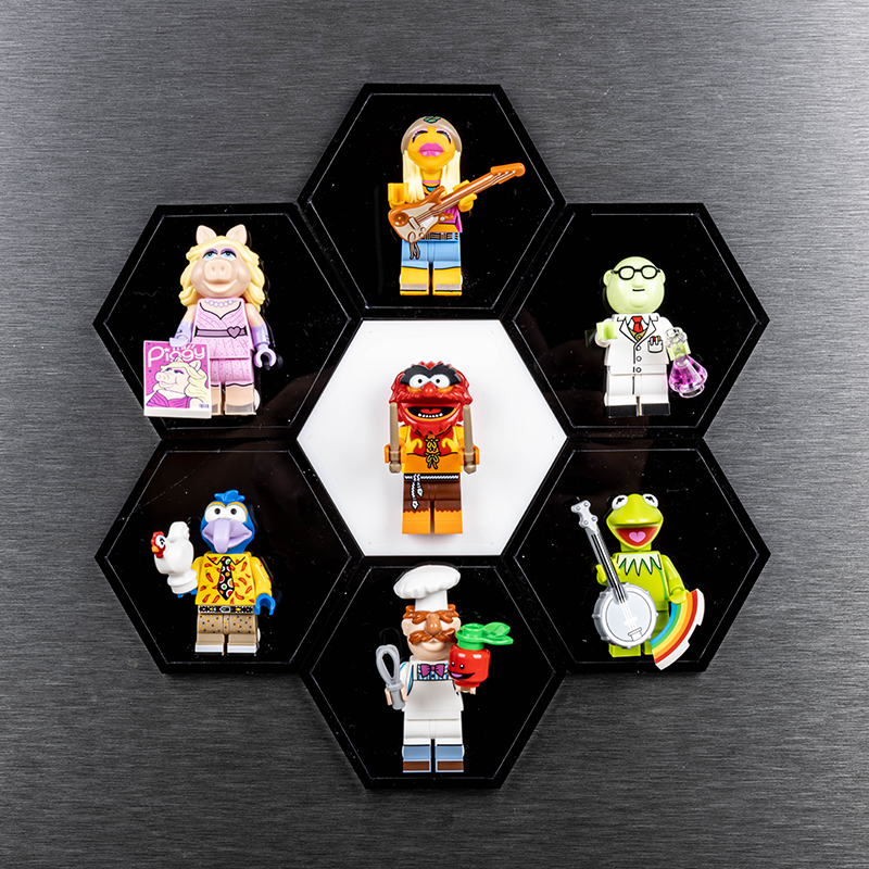 Fridge Magnets Display For LEGO Minifigures (Lego Set Not Included)