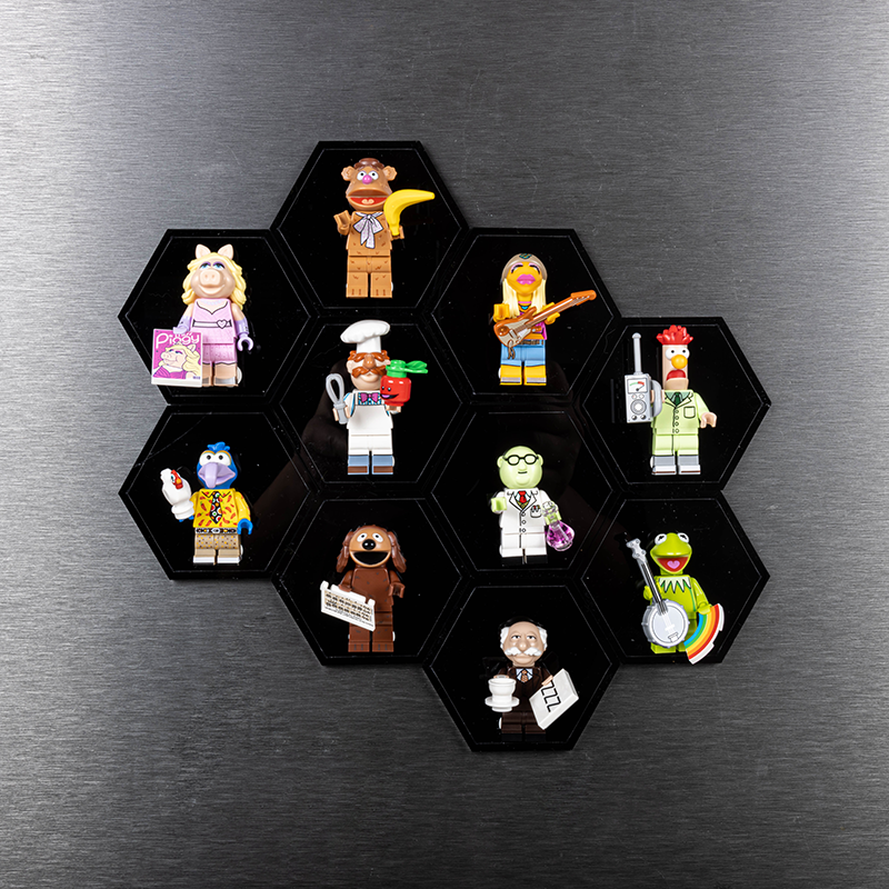 Fridge Magnets Display For LEGO Minifigures (Lego Set Not Included)