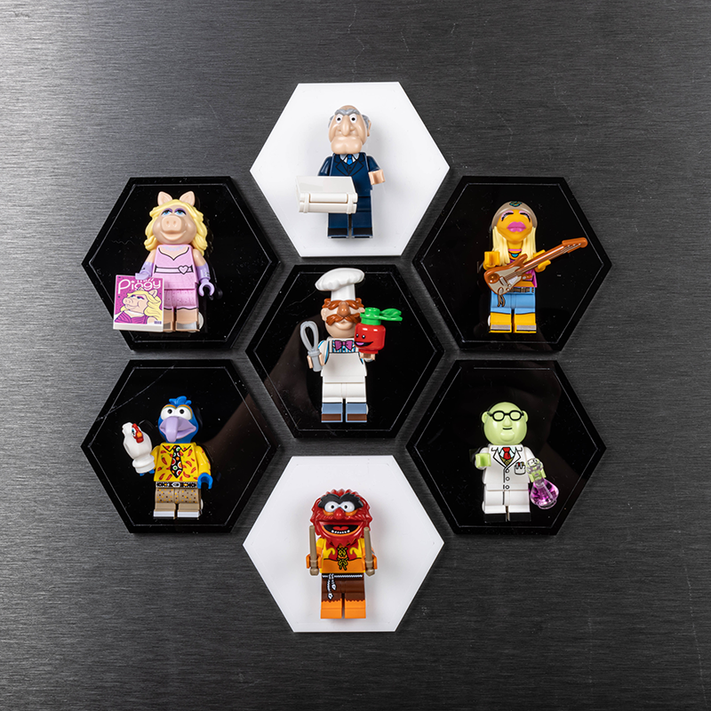 Fridge Magnets Display For LEGO Minifigures (Lego Set Not Included)