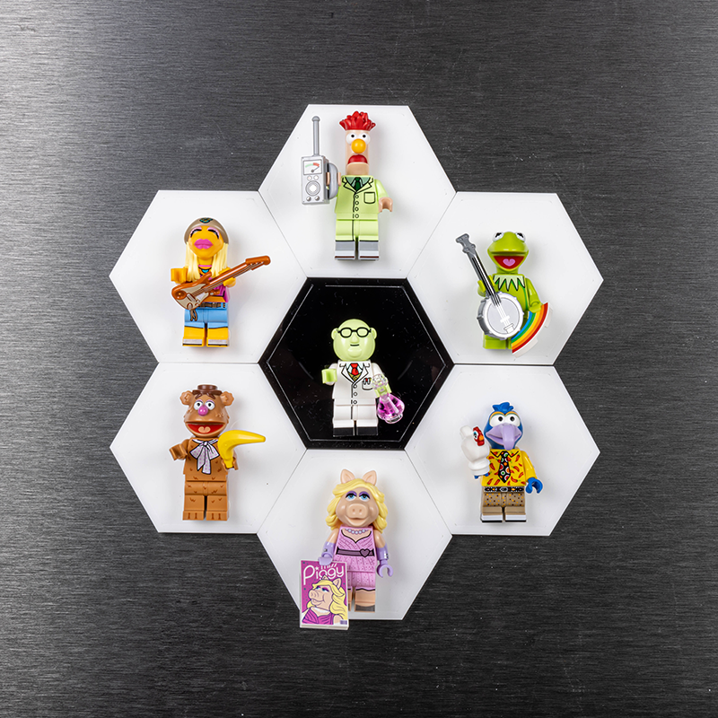 Fridge Magnets Display For LEGO Minifigures (Lego Set Not Included)