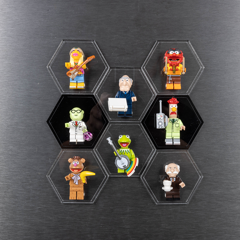 Fridge Magnets Display For LEGO Minifigures (Lego Set Not Included)