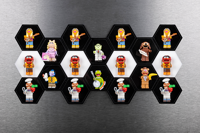 Fridge Magnets Display For LEGO Minifigures (Lego Set Not Included)
