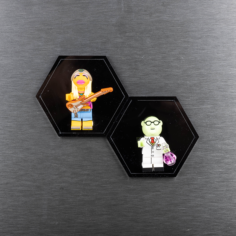 Fridge Magnets Display For LEGO Minifigures (Lego Set Not Included)