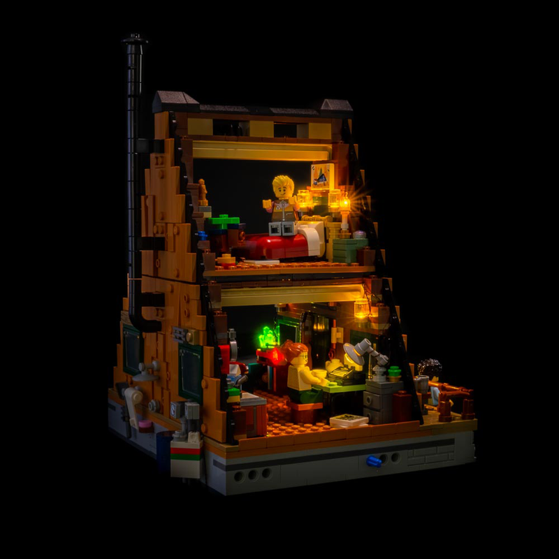 Light My Bricks LEGO A-Frame Cabin