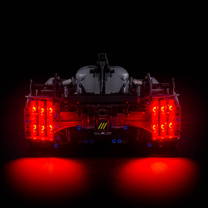 Light My Bricks LEGO Technic Peugeot 9X8 24H Le Mans Hybrid Hypercar