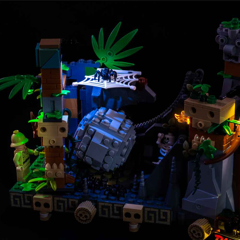 Light My Bricks LEGO Indiana Jones Temple of the Golden Idol