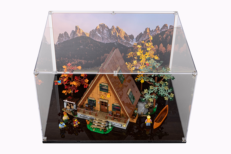 LEGO® 21338 Ideas A-Frame Cabin Display Case (Ship from 18th of July 2023)