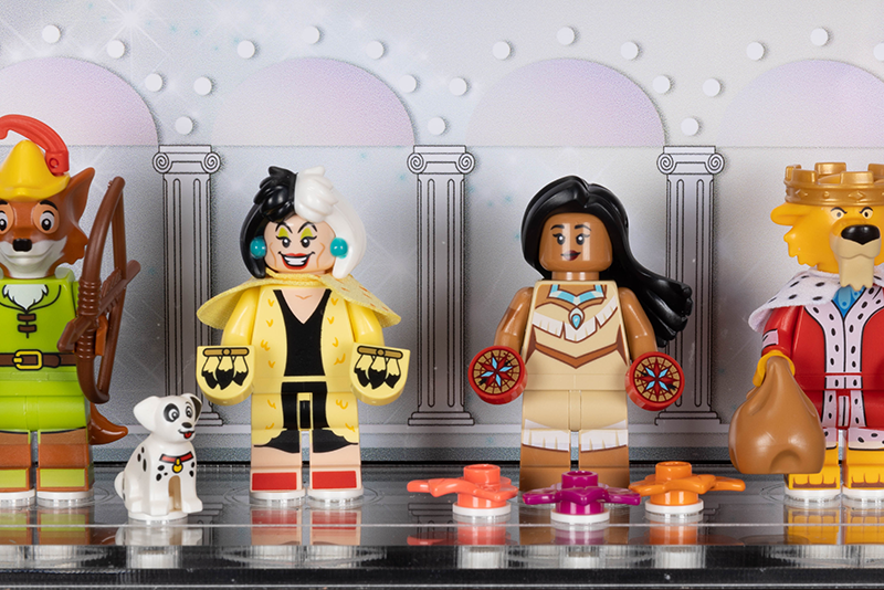 Wall Mounted Display Case for LEGO Minifigure 71038 Disney 100