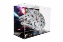 LEGO? 75192 Star Wars_ Millennium Falcon + New Display case (Black Base) with Brackground Bundle (Set of 2)