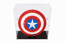 LEGO® 76262 Captain America's Shield + Display Case Black Base Bundle set