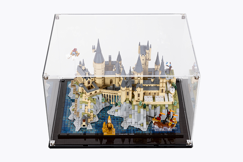 Hogwarts lego display hotsell