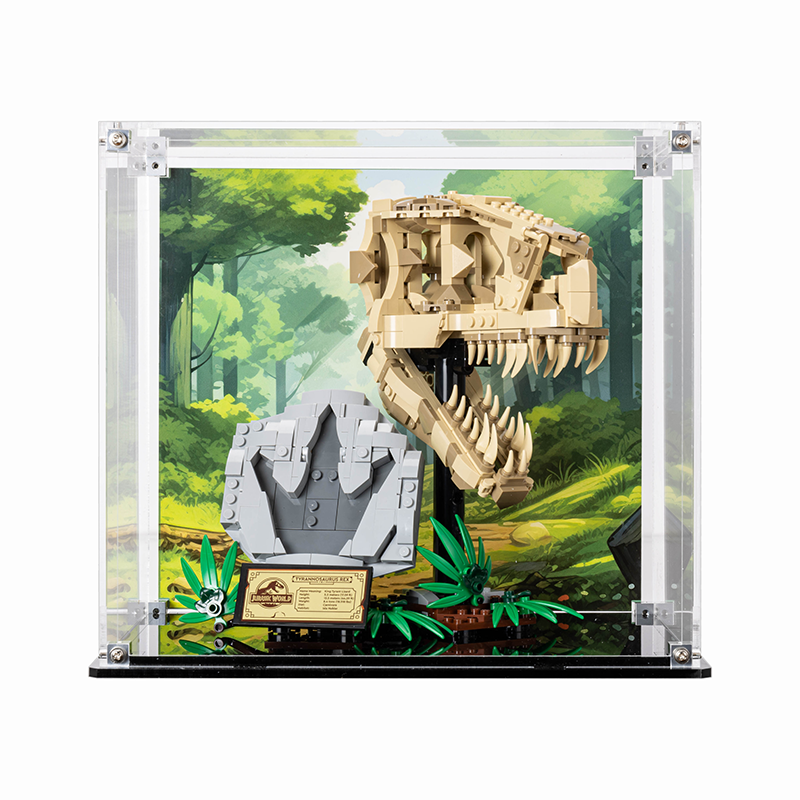 LEGO 76964 Jurassic World Dinosaur Fossils: T. rex Skull Display Case