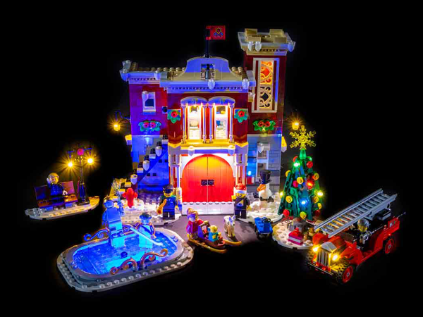 LEGO Winter Village Fire Station 10263 Light Kit (LEGO Set Are Not Included ) - My Hobbies
