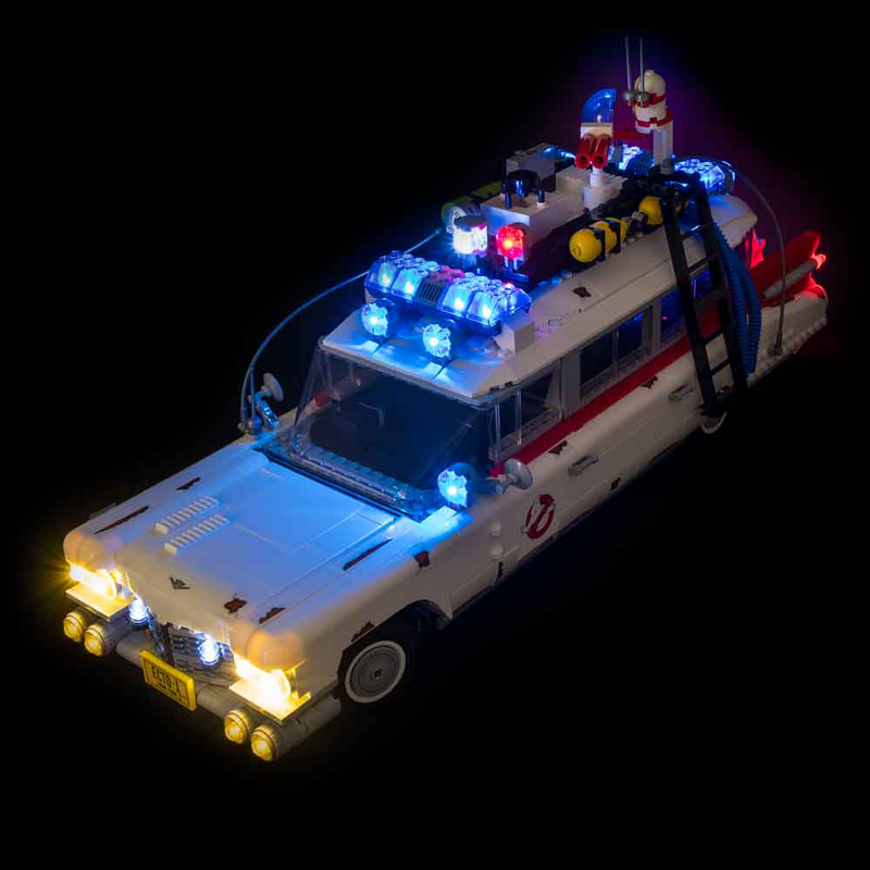 Light My Bricks LEGO Ghostbusters Ecto-1