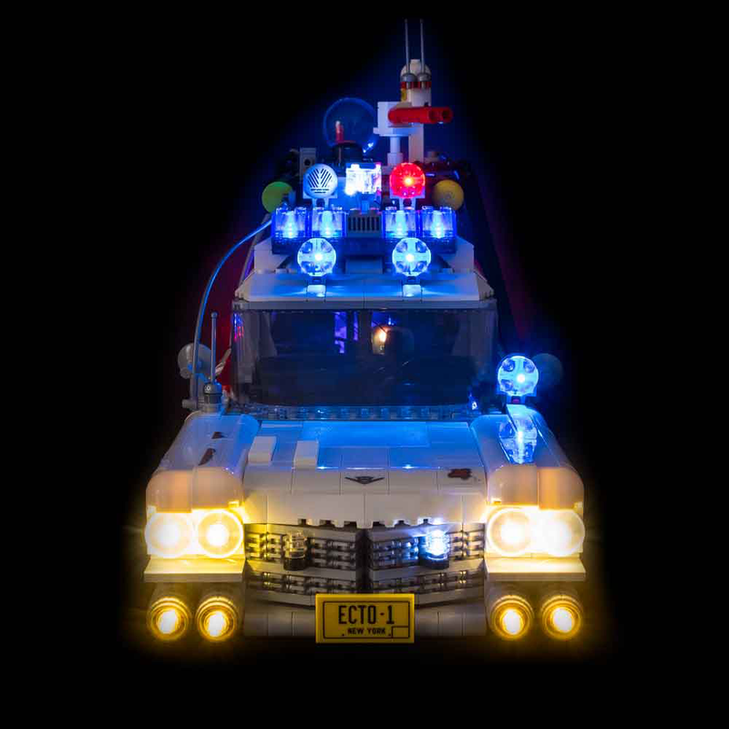 Light My Bricks LEGO Ghostbusters Ecto-1