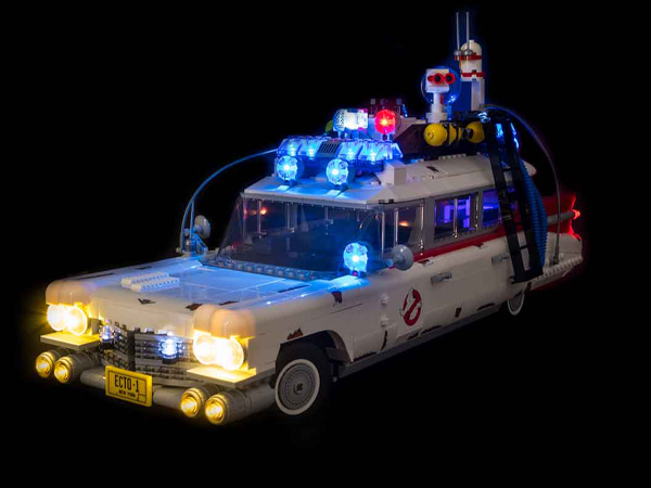 Light My Bricks LEGO Ghostbusters Ecto-1