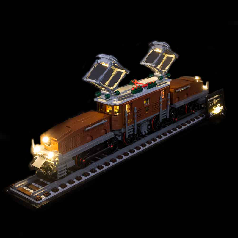 Light My Bricks LEGO Crocodile Locomotive 10277 Light Kit (LEGO Set Are Not Included ) - My Hobbies