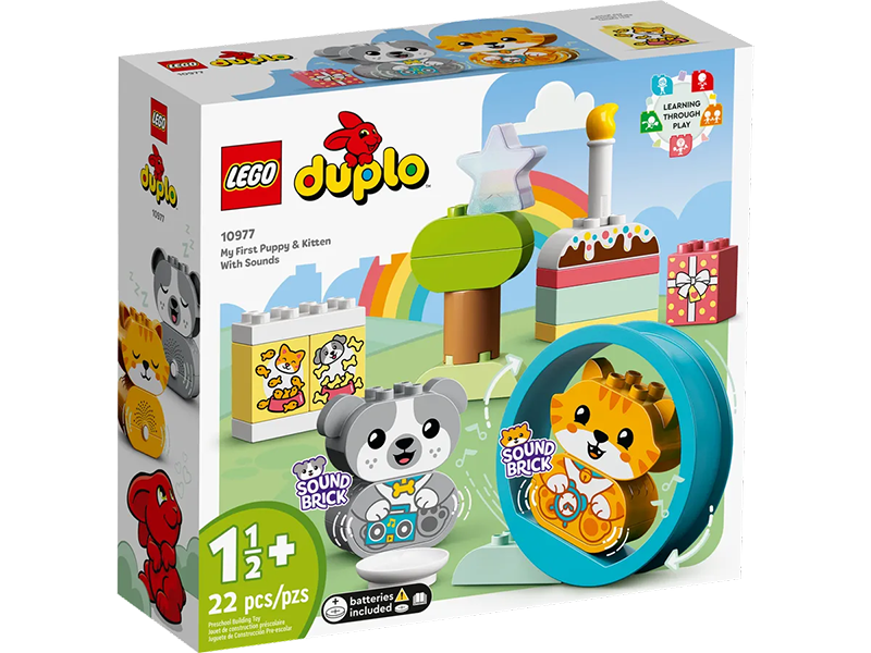 LEGO® 10977 Duplo® My First Puppy & Kitten With Sounds (ship from 1st Jun) - My Hobbies