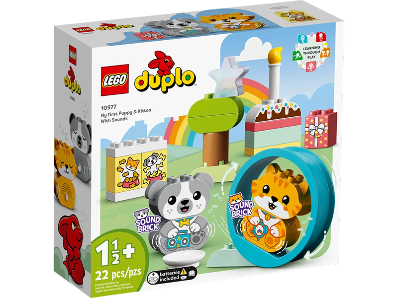 LEGO® 10977 Duplo® My First Puppy & Kitten With Sounds (ship from 1st Jun) - My Hobbies