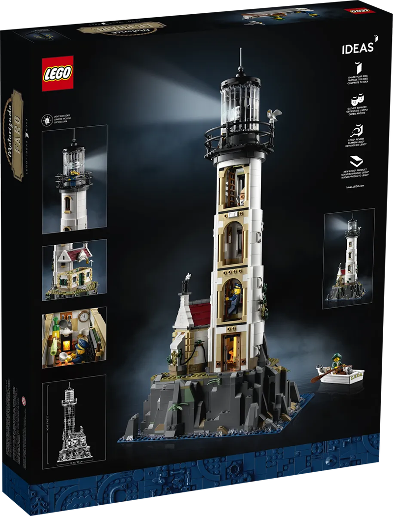 LEGO® 21335 Ideas Motorised Lighthouse + Light My Bricks Light Kit Bundle (set of 2) - My Hobbies
