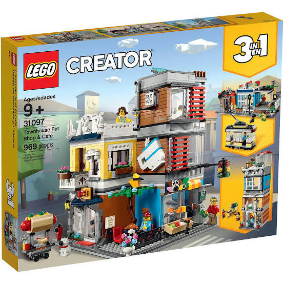 LEGO® 31097 Creator 3-in-1 Townhouse Pet Shop & Café - My Hobbies