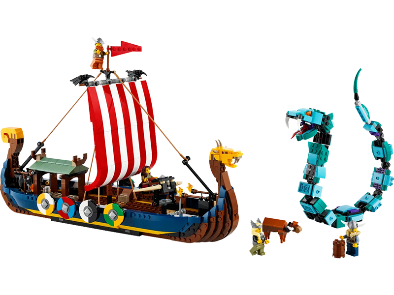 LEGO® 31132 Creator 3-in-1 Viking Ship and the Midgard Serpent (ship from 1st Jun) - My Hobbies