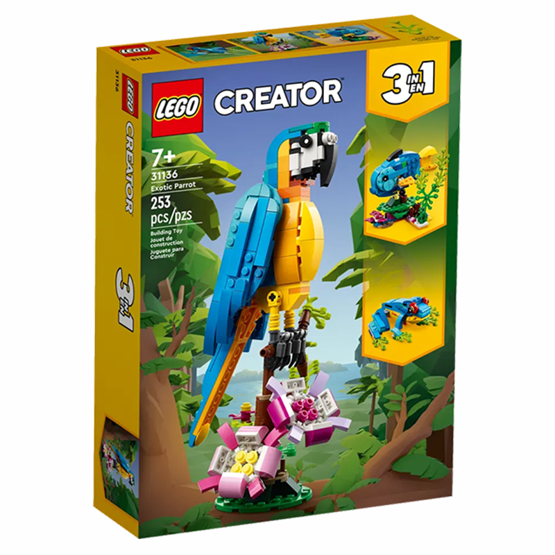 LEGO® 31136 Creator 3-in-1 Exotic Parrot - My Hobbies