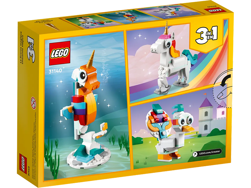 LEGO® 31140 Creator 3-in-1 Magical Unicorn - My Hobbies