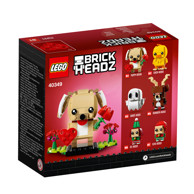 LEGO 40349 BrickHeadz Valentine's Puppy - My Hobbies