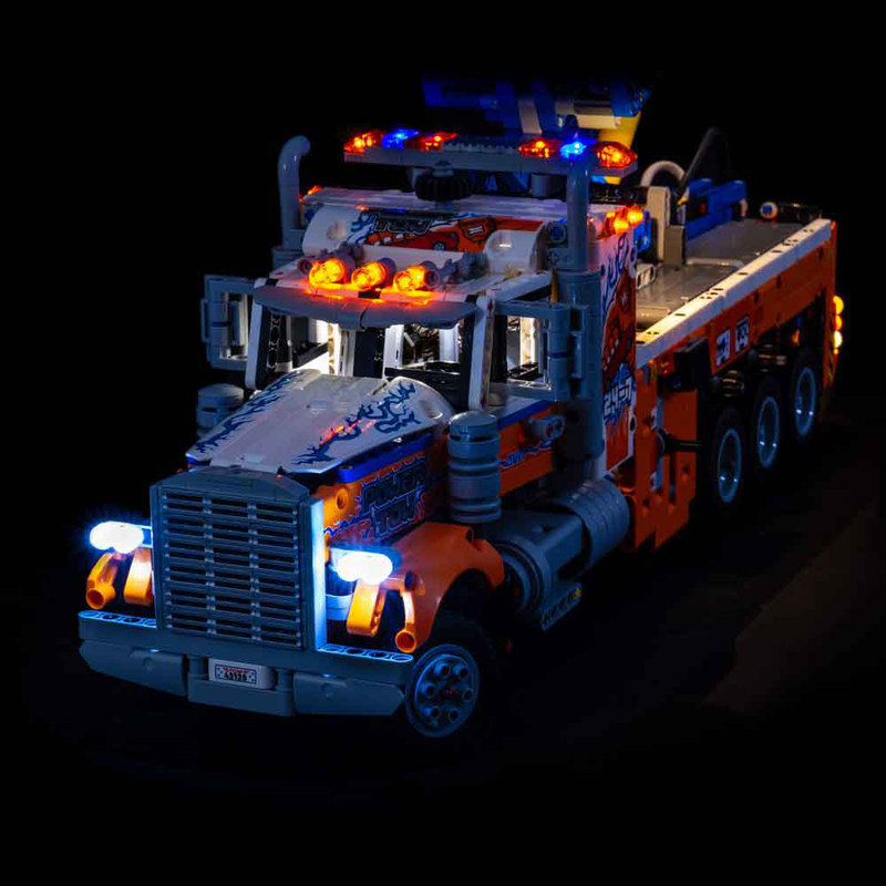 Light My Bricks LEGO Heavy-Duty Tow Truck 42128 Light Kit (LEGO Set Are Not Included ) - My Hobbies