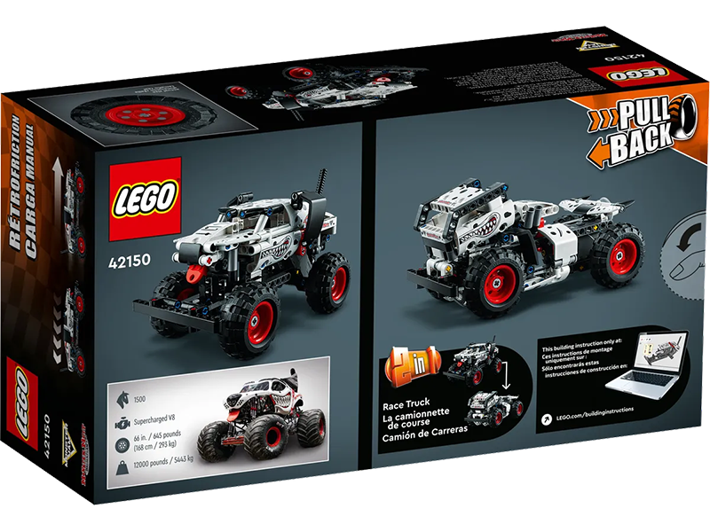 LEGO® 42150 Technic Monster Jam™ Monster Mutt™ Dalmatian - My Hobbies