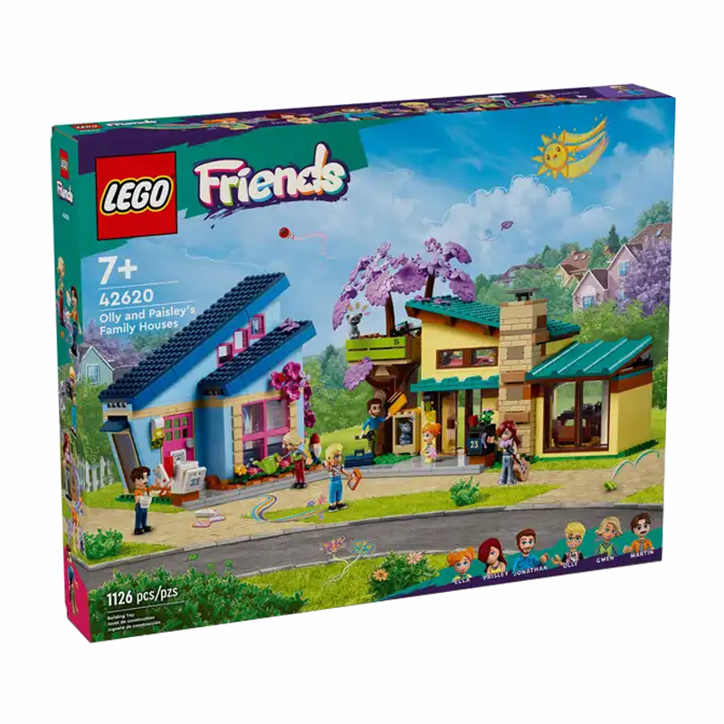 LEGO 42620 Friends Olly and Paisley's Family Houses