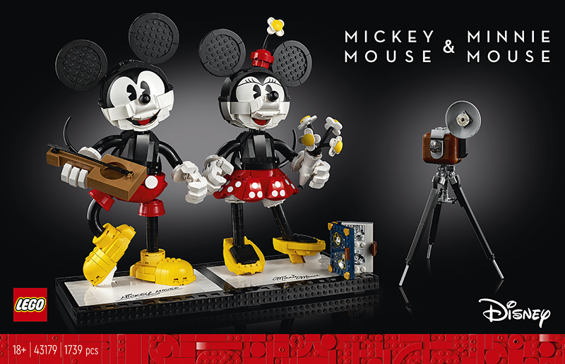 LEGO® 43179 Mickey Mouse Minnie Mouse Buildable Characters My