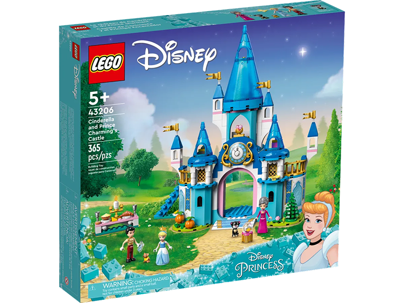 LEGO® 43206 Disney™ Cinderella and Prince Charming's Castle - My Hobbies