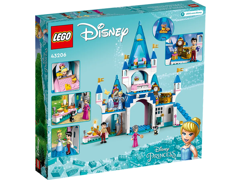 LEGO® 43206 Disney™ Cinderella and Prince Charming's Castle - My Hobbies