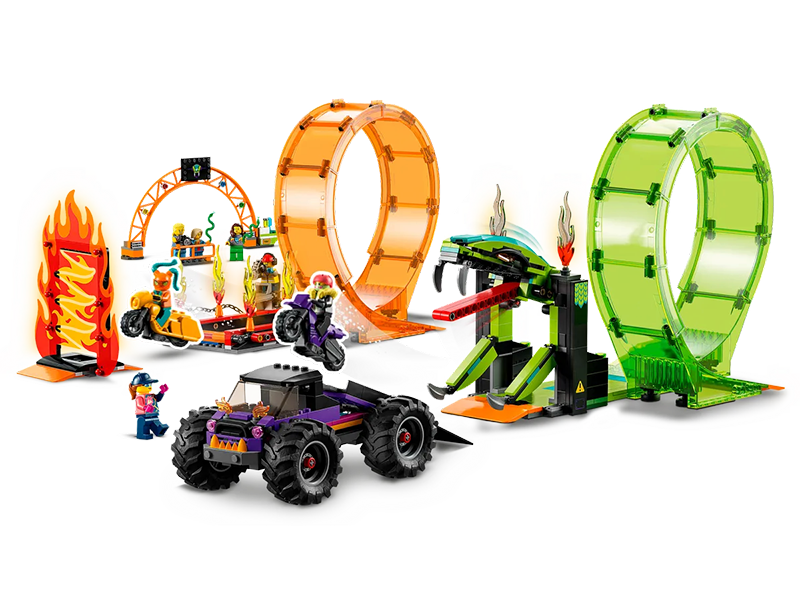 LEGO® 60339 City Double Loop Stunt Arena (ship from 1st Jun) - My Hobbies