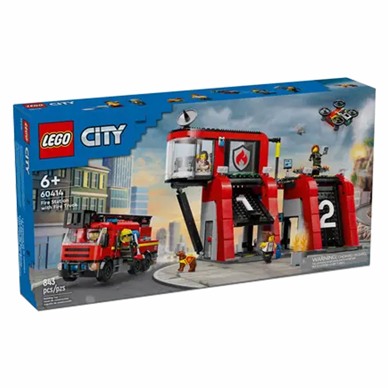 LEGO 60414 City Fire Station with Fire Truck