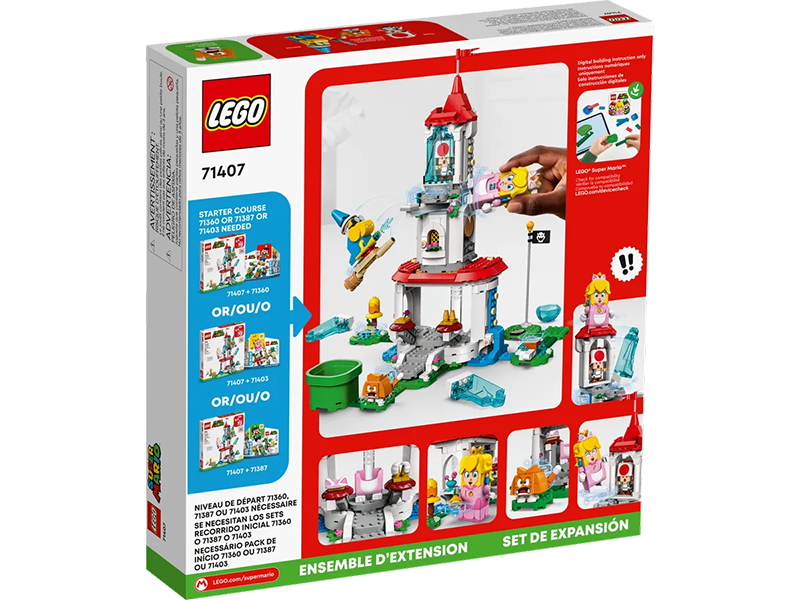 LEGO® 71407 LEGO® Super Mario™ Cat Peach Suit and Frozen Tower Expansion Set - My Hobbies