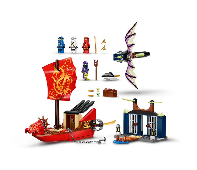 LEGO 71749 NINJAGO® Final Flight of Destiny's Bounty - My Hobbies