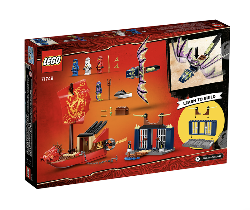 LEGO 71749 NINJAGO® Final Flight of Destiny's Bounty - My Hobbies