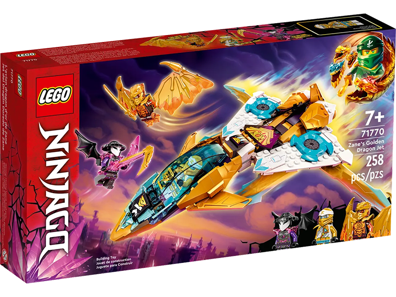 LEGO® 71770 NINJAGO® Zane's Golden Dragon Jet - My Hobbies