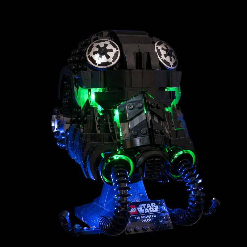 Light My Bricks LEGO TIE Fighter Pilot Helmet